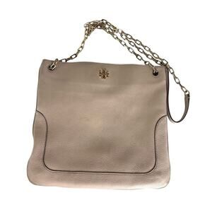 Tory Burch Pink / Beige Chain Strap Marsden Swingpack Crossbody Handbag
